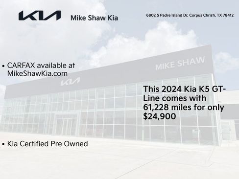 Used 2024 Kia K5 GT-Line w/ GT-Line Premium Package FWD image 3