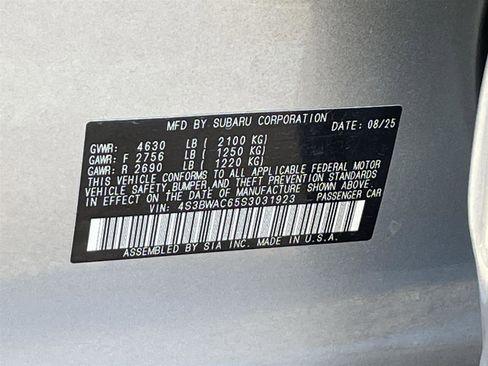 Certified 2025 Subaru Legacy Premium image 31