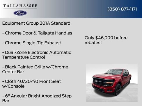 New 2025 Ford F150 XLT w/ Equipment Group 301A Standard image 24