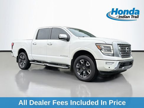 Used 2023 Nissan Titan Platinum Reserve w/ Off Road Protection Package AWD/4WD image 1
