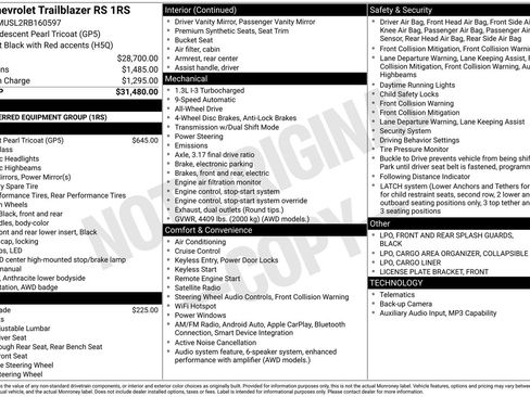 Used 2024 Chevrolet TrailBlazer RS AWD/4WD image 42