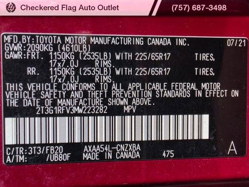 Used 2021 Toyota RAV4 LE AWD/4WD image 22