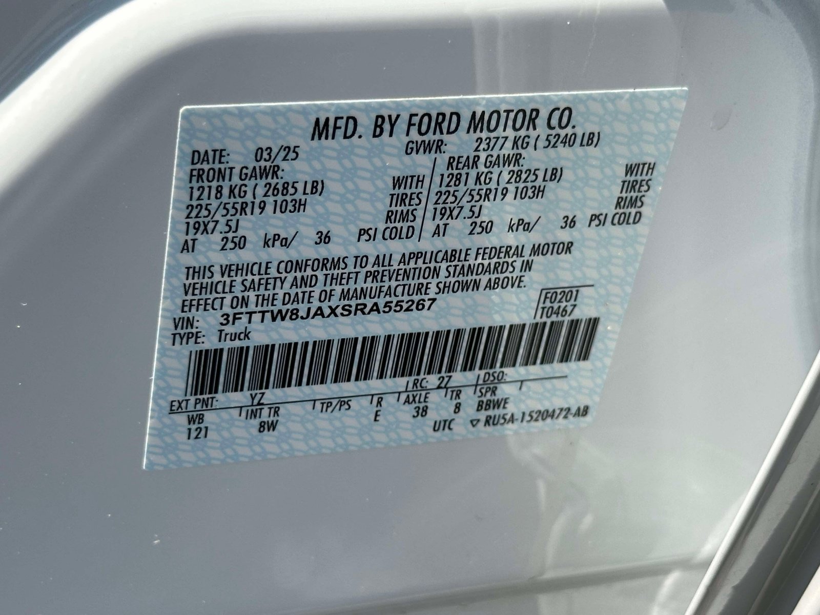 Used 2025 Ford Maverick XLT w/ Black Appearance Package AWD/4WD image 25