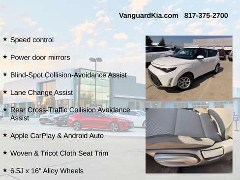 Certified 2025 Kia Soul LX w/ LX Technology Package FWD image 12