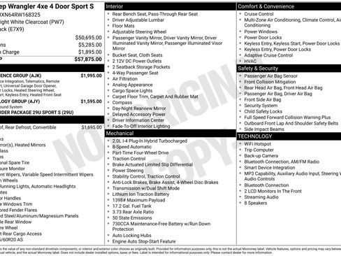 Used 2024 Jeep Wrangler Unlimited w/ Convenience Group AWD/4WD image 2
