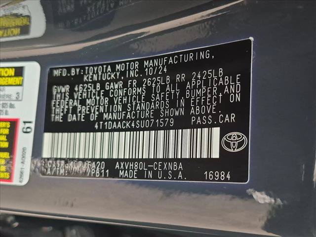 Used 2025 Toyota Camry LE FWD image 25