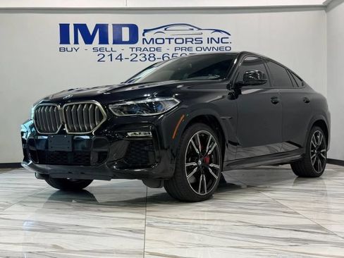 Used 2021 BMW X6 M50i w/ Executive Package AWD/4WD image 2