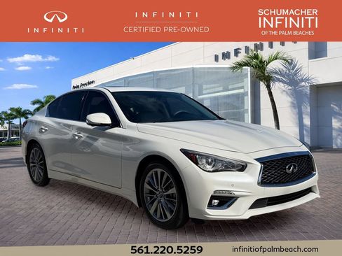 Used 2024 INFINITI Q50 Luxe w/ Cargo Package RWD image 1