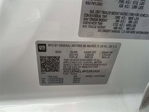 Certified 2023 Chevrolet Silverado 1500 ZR2 w/ LPO, Dark Essentials Package image 20