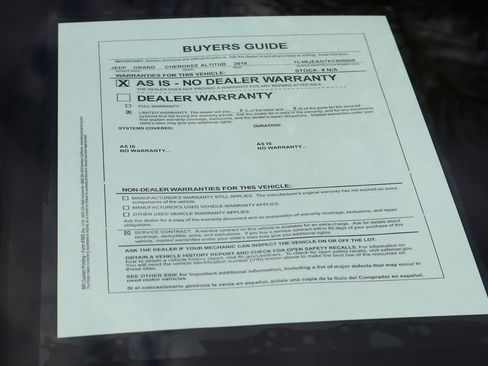 Used 2019 Jeep Grand Cherokee Altitude image 57