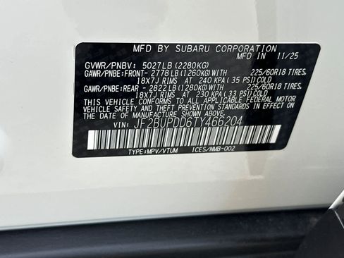 New 2026 Subaru Outback Limited image 35