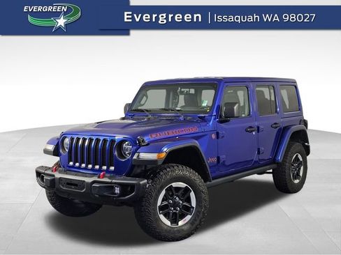 Used 2020 Jeep Wrangler Unlimited Rubicon w/ Uconnect 4C Nav & Sound Group image 1