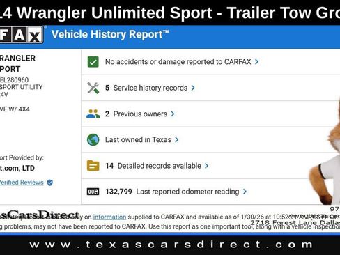 Used 2014 Jeep Wrangler Unlimited Sport w/ Connectivity Group image 9