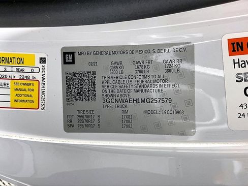 Used 2021 Chevrolet Silverado 1500 W/T image 21