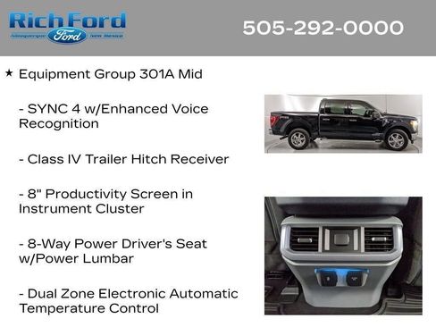 Certified 2023 Ford F150 XLT w/ Equipment Group 301A Mid AWD/4WD image 31