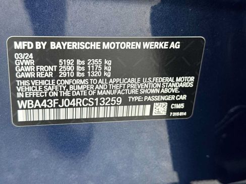 Used 2024 BMW 530i w/ M Sport Package RWD image 34