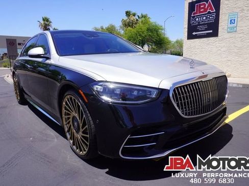 Used 2021 Mercedes-Benz S 580 4MATIC Sedan w/ AMG Line image 67