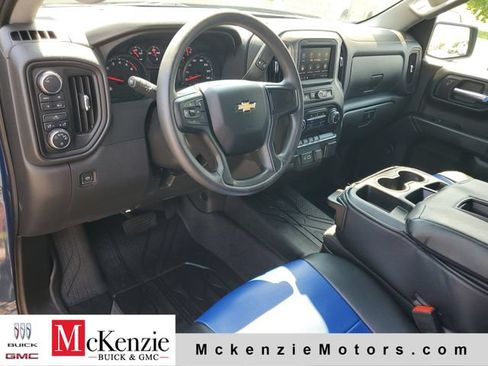 Used 2024 Chevrolet Silverado 1500 Custom w/ Turbomax Blackout Package AWD/4WD image 6