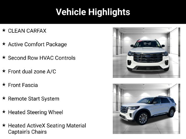 Used 2025 Ford Explorer Active w/ Active Comfort Package AWD/4WD image 2