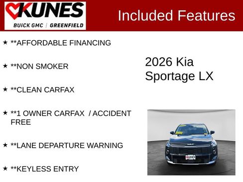 Used 2026 Kia Sportage LX AWD/4WD image 3