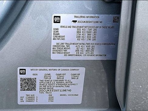 New 2026 Chevrolet Silverado 1500 RST AWD/4WD image 8