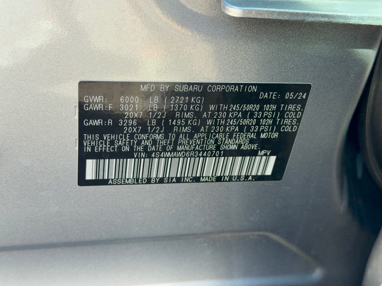 Used 2024 Subaru Ascent Touring AWD/4WD image 31