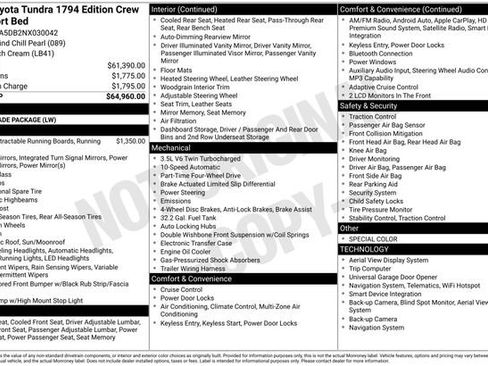 Used 2022 Toyota Tundra 1794 Edition image 1
