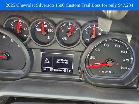 Used 2025 Chevrolet Silverado 1500 Custom Trail Boss w/ LPO, Dark Essentials Package AWD/4WD image 22