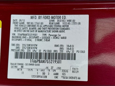 Used 2016 Ford Mustang Coupe w/ Equipment Group 051A image 38