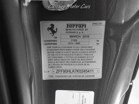 Used 2019 Ferrari 488 Pista Coupe RWD image 63