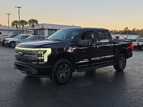 Certified 2023 Ford F150 Lightning XLT w/ Equipment Group 312A High image 10