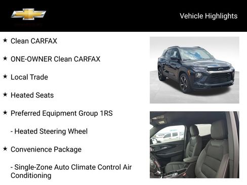 Certified 2023 Chevrolet TrailBlazer RS w/ Convenience Package FWD image 19