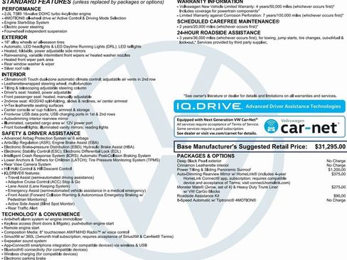 Used 2022 Volkswagen Tiguan SE w/ Panoramic Sunroof Package image 2