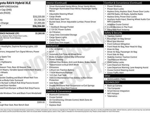 Used 2024 Toyota RAV4 XLE w/ Convenience Package image 7