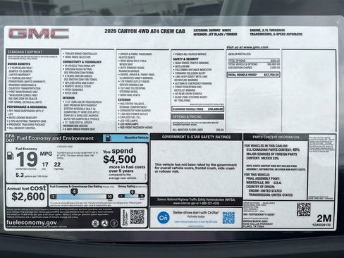 New 2026 GMC Canyon AT4 image 21