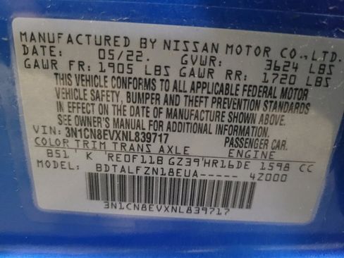 Used 2022 Nissan Versa SV FWD image 33
