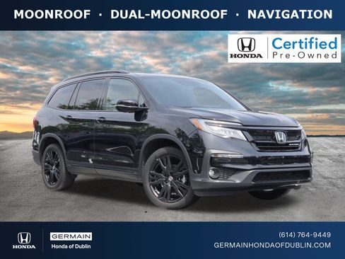 Certified 2021 Honda Pilot Black Edition image 1