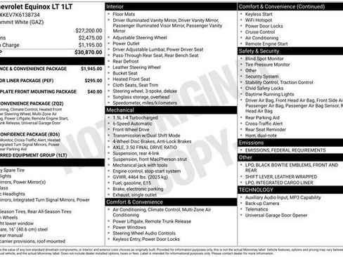 Used 2019 Chevrolet Equinox LT image 2