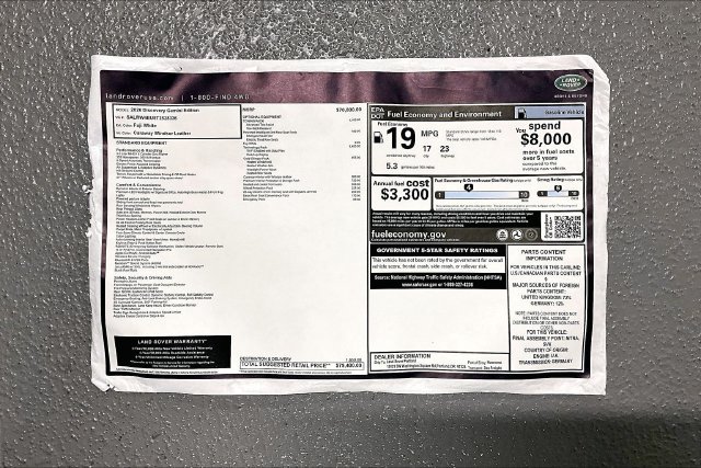 New 2026 Land Rover Discovery Limited Edition AWD/4WD image 12