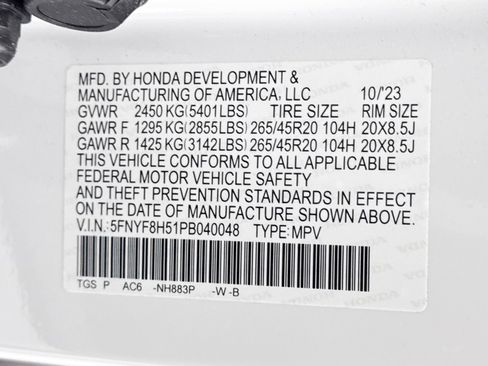 Used 2023 Honda Passport EX-L image 38