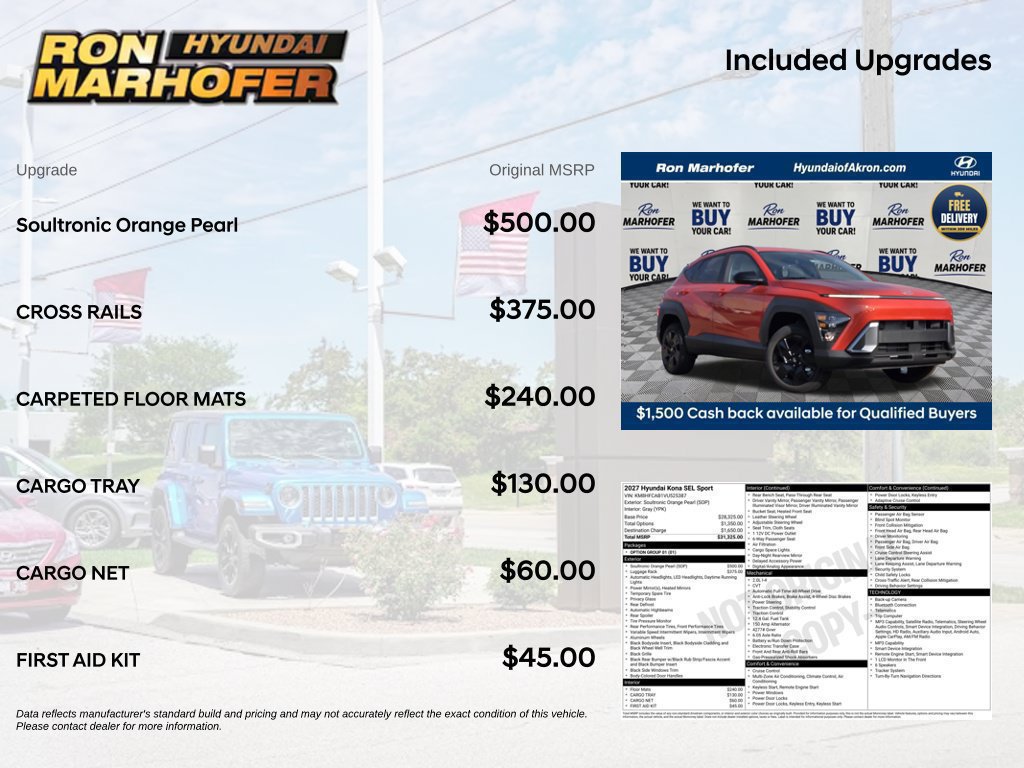 New 2027 Hyundai Kona SEL Sport AWD/4WD image 85