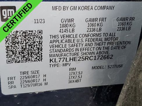 Certified 2024 Chevrolet Trax LT w/ Driver Confidence Package image 33