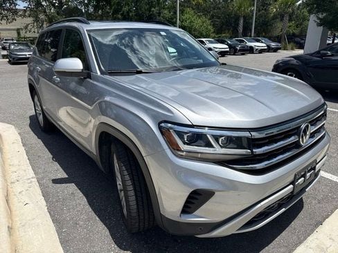 Used 2021 Volkswagen Atlas SE w/ Panoramic Sunroof Package AWD/4WD image 1