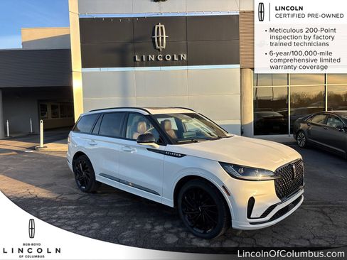 Certified 2025 Lincoln Aviator Reserve w/ Equipment Group 201A image 1