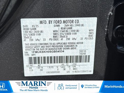 Used 2025 Ford Explorer ST-Line AWD/4WD image 39
