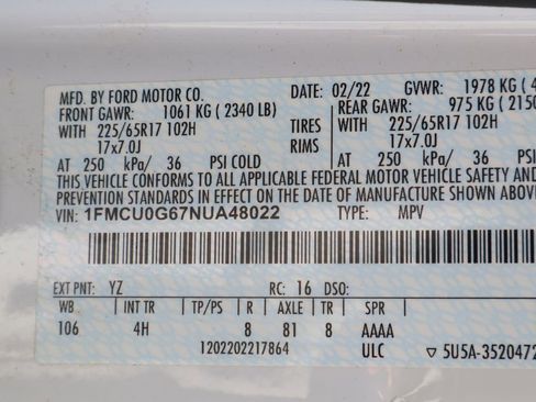 Used 2022 Ford Escape SE image 31