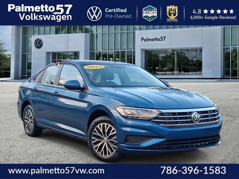 Certified 2021 Volkswagen Jetta SE FWD image 1
