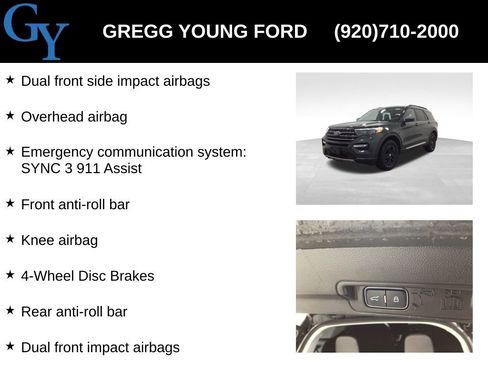 Used 2022 Ford Explorer XLT w/ Equipment Group 202A AWD/4WD image 21