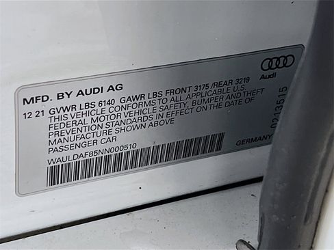 Used 2022 Audi A8 L 3.0T w/ Executive Package image 34