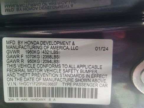 Used 2024 Honda Accord LX image 33